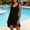 Black, variant on Women's Swimsuit Cover Up, Sleeveless Sheer Basic Tank Dress Swimwear Beach Cover Ups Lightweight Breathable Casual for Pool Beach Vacation Sunbathing