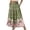Army Green, variant on Maxi Skirts For Women Summer High Waist A-Line Skirts Vintage Floral Print Tiered Flowy Long Skirt With Side Pockets Summer Casual Beach & Vacation Wear Mint Green 2XL