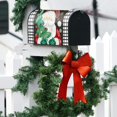 thumbnail image 5 of Christmas Santa Claus Decoration Mailbox Cover with Magnetic Strip Winter Christmas Tree Mailbox Wraps Post Letter Box Cover Standard Size 21" X 18" for Garden Outdoor Yard Decor, 5 of 6