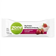 ZonePerfect Protein Bars, Strawberry Yogurt, High Protein, With Vitamins & Minerals (20 Count)