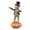 A, variant on Halloween Mummy Pumpkin Figurine, Resin Wrapped Pumpkin Tabletop Decor, Spooky Desk Ornament for Shelf Mantel, Fall Ghost Festival Keepsake