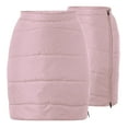 thumbnail image 2 of vigerkar Women's Puffer Quilted Skirt Insulated Warm Snow Skorts for Hiking Running Golf Skirts with Zipping (Pink, XXL), 2 of 9
