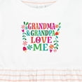 thumbnail image 4 of Inktastic Grandma Grandpa Love Me Girls Girls Baby Dress, 4 of 5