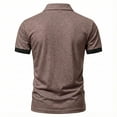 thumbnail image 2 of StSilkitty Men's Casual Short Sleeve Golf Shirts Solid Color Collared Buttons T-Shirt Soft Breathable Tops, 2 of 7