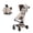 Beige, variant on QPlay Ultra Lightweight Travel Stroller for Ages Baby 6 Months to 4 Years Old, Toddlers Umbrella Stroller with One-Hand Fold, Reclining Seat, Airplane Carry-on Size– 9.48lbs