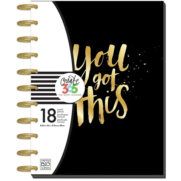 "Happy Planner 18Month Dated Big Planner 8.25""X11.5""Horizontal You