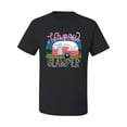 thumbnail image 3 of Happy Glamper | Fancy Camping Camper Van Caravan | Nature Lover Men's T-Shirt, Black, 2XL, 3 of 5