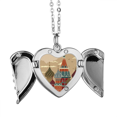 thumbnail image 1 of Rusia catedral edificio cuadrado rojo Alas de ángel collar colgante regalo de moda Unbranded M, 1 of 3