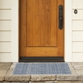 thumbnail image 5 of SAFAVIEH Courtyard Altan Geometric Indoor/Outdoor Area Rug, Grey/Navy, 6'7" x 6'7" Square, 5 of 15