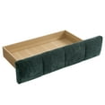 thumbnail image 6 of Miniyam Queen Size Bed with Chenille Upholstery, Storage Drawers for Adult, Green, 6 of 7