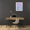 thumbnail image 3 of Frank, Assaf 25x32 White Modern Wood Framed Museum Art Print Titled - Lavender, 3 of 4