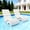 White, variant on Vitarpatio HDPS In Pool Lounge Chairs Set of 2, Waterproof Pool Chairs Outdoor Tanning Chairs Pool Chaise Lounge Chairs Recliner for Pool Lawn Beach Patio, Blue