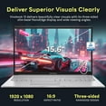 thumbnail image 4 of ASUS Vivobook 15.6" FHD Touchscreen Laptop, Intel i7-1355U, 16GB RAM, 1.5TB Storage (1TB SSD+512GB Docking Station Set), Backlit Chiclet Keyboard, Num Pad, Fast Charging, Wi-Fi 6E, Win 11 Pro, Silver, 4 of 8