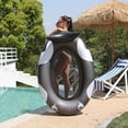 thumbnail image 4 of Piscina inflable Colchón flotante PVC Ballena negra Adultos Accesorios de piscina a prueba de fugas Likrtyny Para Estrenar, 4 of 9