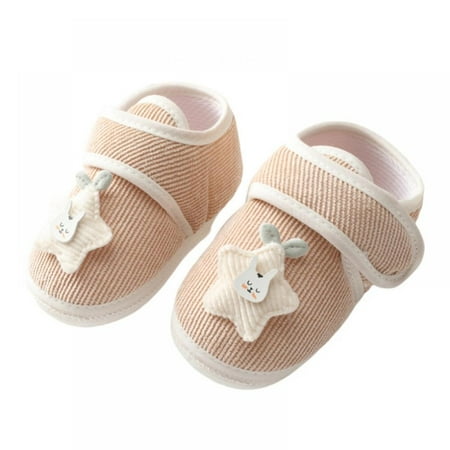 

Apocaly Newborn Baby Sneakers Infant Boys Girls Soft Anti-Slip Cartoon Casual Shoes 0-18Months