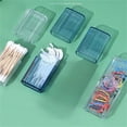 thumbnail image 4 of HWHCGZ Toothpick and Floss Storage Box,Portable Transparent Storage Box Travel Organizer Expert Clear, 4 of 4