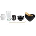 thumbnail image 3 of Juego de té de cerámica de estilo japonés, kit de soporte para batidor de té, herramienta de servicio, accesorios para la ceremonia del té, tipo 3, 3 of 8
