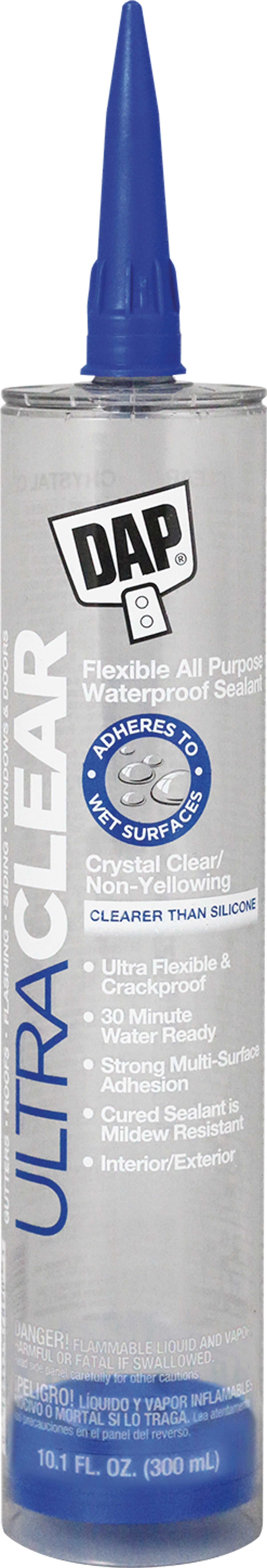 Dap DAP Ultra Clear Flexible Elastomeric Sealant 10.1 Oz.