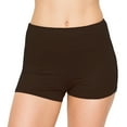 thumbnail image 3 of ALWAYS Women's Premium Super Soft Spandex Shorts Brown XS, 3 of 7