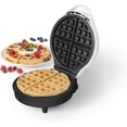 thumbnail image 3 of TEMOGU-Electric Waffle Maker - 7" Non-Stick Ceramic Cooking Surface - Scratch Resistant - Easy to Use & Clean - White - 900W, 3 of 4