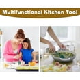 thumbnail image 6 of Meat Chopper - Beef Smasher Hamburger Grinder Meat, Premium Heat Resistant Nylon Potato Masher Mix Tool - 5-Blade Food Mixer, BPA-Free Kitchen Tool (1, Green), 6 of 7