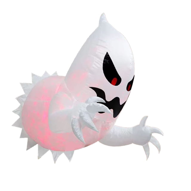 Fantasma Volador inflable, fantasma inflable Rojo lideró a Luz Espeluznante Estilo de Festival de Larga Duración Para El Jardín de Jardines Decoración del Césped