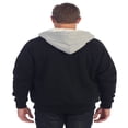 thumbnail image 2 of Gioberti Mens Sherpa Lined Full Zip Fleece Contrast Hoodie Jacket, 2 of 5