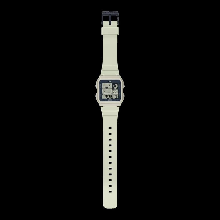 Casio Unisex Ivory LC Analog Digital Watch LF20W-8A - Walmart.com