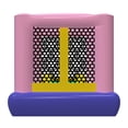 thumbnail image 4 of Inflatable Bounce House, Spacious Jump Area with Slide&Blower, Safe Mesh Enclosure, Durable Oxford Cloth, for Indoor Outdoor, Pink, 4 of 6