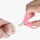 thumbnail image 4 of FloreceBien Tijeras de uñas redondas para niños con funda Tijeras de uñas tamaño pequeño Tijeras redondas para niños, 4 of 5