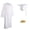 White, variant on HOWPAY Unisex Adult Graduation Gown Cap and Tassel 2026 Set Graduation Robe for High School and College Lightweight Ceremony Outfit Black 39