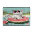 thumbnail image 3 of WOBOGO Party Kitty Carpet Non-Slip Rugs Soft Doormat 72×48in Living Dining Room Bedroom Decorative, 3 of 7