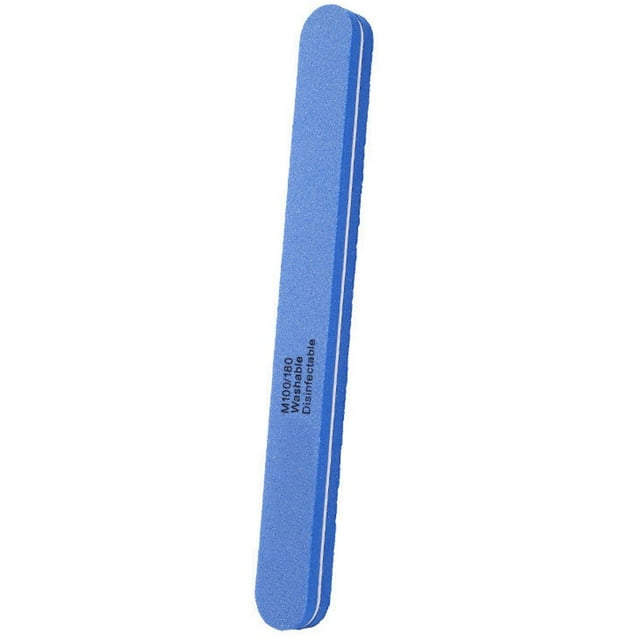 Nail File High Durability Wear Resistant Reusable Washable Bright Color Remove Nail Glue Sponge Nail File Fingernail Toenail Poli