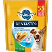 PEDIGREE DENTASTIX Oral Care Dog Treats for Small Dogs - Original, 55 Sticks