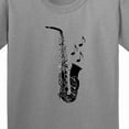 thumbnail image 4 of Inktastic Saxophone Musician Band Idea Youth T-Shirt, 4 of 5