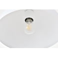 thumbnail image 3 of Living District Forte 1-Light Mid-Century Metal Pendant in Black Finish, 3 of 7