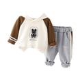 thumbnail image 2 of RXIRUCGD Baby Boy Handsome Sports Two Piece Suit( Coffee, Size:2 Years ), 2 of 9