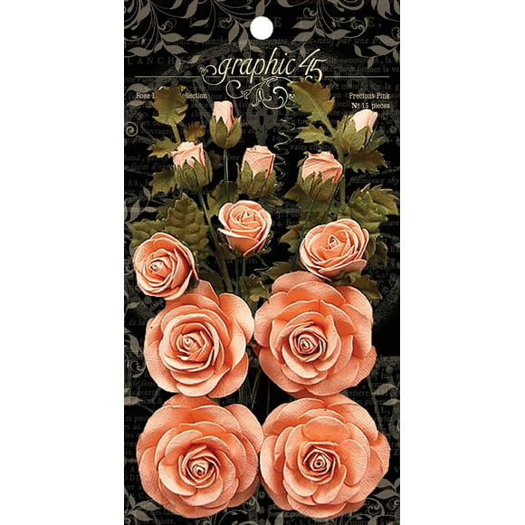 Graphic 45 Staples Rose Bouquet Collection 15/Pkg