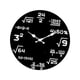 thumbnail image 4 of Reloj de pared con ecuaciones matemáticas, silencioso, ideal como regalo, diseño moderno, 30 cm, montaje en pared, único. Estilo A, 4 of 8