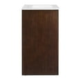 thumbnail image 3 of Sink Vanity Cabinet, Walnut White, Wood, Hotel Bedroom Bathroom, Modern Contemporary HB36475, 3 of 10