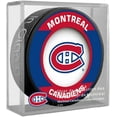 thumbnail image 1 of Inglasco Montreal Canadiens Retro Logo Collector's Puck w/Official NHL Team Display Case, 1 of 2