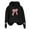 Black, variant on XIAONU Womens Hoodies Cute Bow Embroidered Pullover Hooded Sweatshirts Peasure Round Neck Long Sleeve Pullover Trendy Hoodie