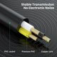 thumbnail image 4 of Durability 6.35mm 1/4" Female to Two Mono Male Converters Cable Gold Plate Tip 6.35mm TRS Plugs to 6.35mm Male Cord, 4 of 4