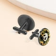 thumbnail image 6 of Panda Men's Cufflinks for Formal Attire Made of Stainless Steel Ideal for Business Occasions, 6 of 6