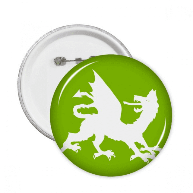 Ferocious Ability Supernatural Animals Turn Back Pins Badge Button Emblem Accessory Decoration 5pcs