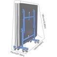 thumbnail image 2 of Housse de Table de Tennis de Table Imperméable pour Table de Ping-Pong 165 X 70 X 185 cm Noir, 2 of 5