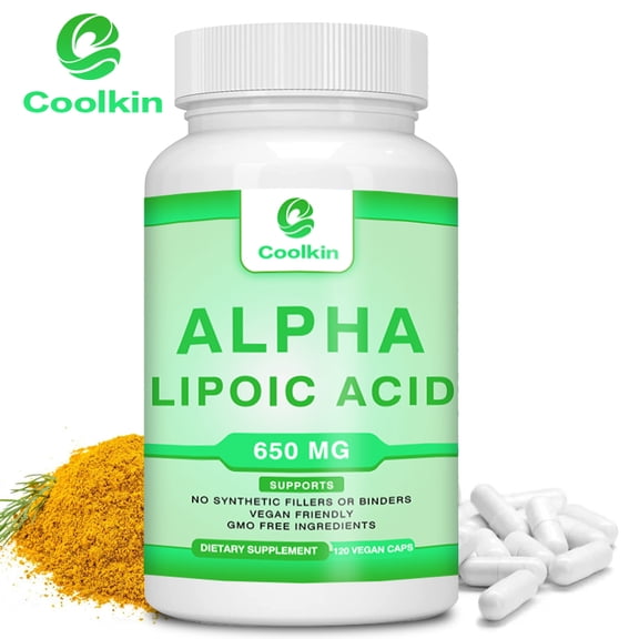 Alpha Lipoic Acid Capsules - Blood Sugar Balance, Energy Metabolism, Skin Health, Antioxidant Support - Vegan - 120 Capsules
