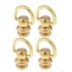 thumbnail image 1 of 4pcs Poste De La Remache Del Del Perno Prisionero De La Cabeza forma forma forma Para Los Artes de material cuero perfecl Remaches de tornillo de anillo, 1 of 5