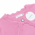 thumbnail image 4 of Arshiner Girls Cardigan Sweaters Shrug Crewneck Button Front Outerwear Black for 7-8 Years Pink 130, 4 of 8