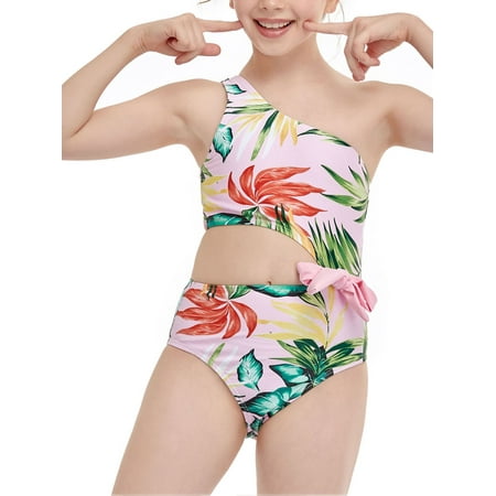 

Nokpsedcb Xz Parent-child Swimsuit Mom Children Girls Hollow One Piece Swimwear